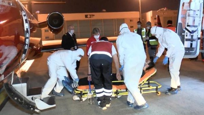 Rusya'da hastalanan Türk genci İstanbul'a getirildi