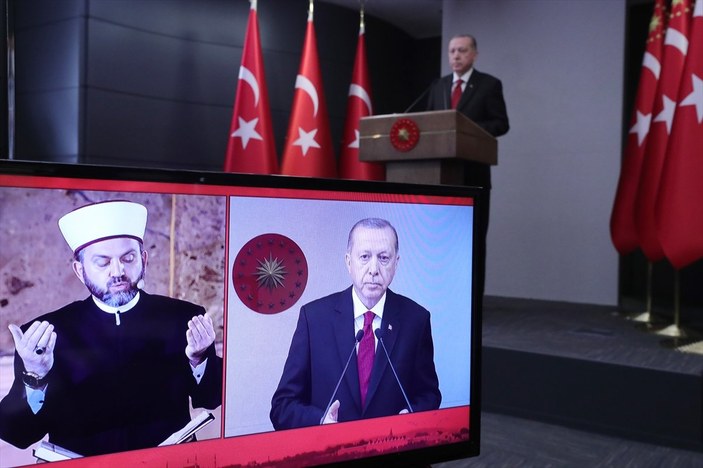 Cumhurbaşkanı Erdoğan  Fetih Şöleni programında konuştu