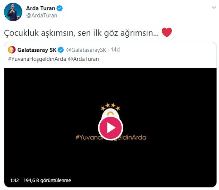 Arda Turan, Galatasaray'da
