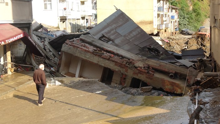 Giresun'da sel felaketinin fotoğrafları