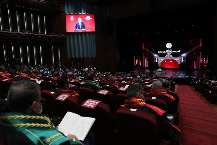 Cumhurbaşkanı Erdoğan, 2020-2021 Adli Yıl Açılış Töreni'nde