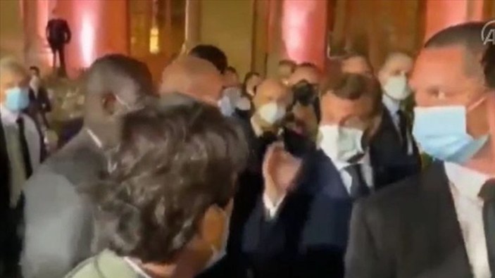 Macron, Hizbullah'la yaptığı görüşmeyi haberleştiren gazeteciyi azarladı