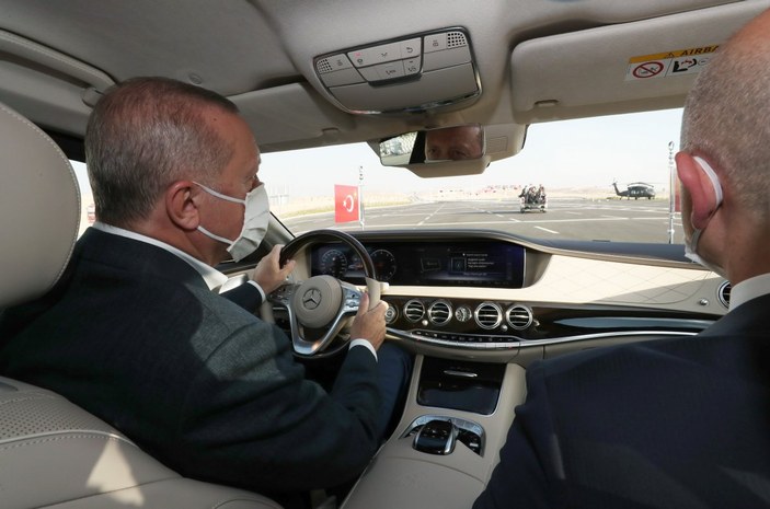 Cumhurbaşkanı Erdoğan'dan Ankara-Niğde Otoyolu'nda test sürüşü