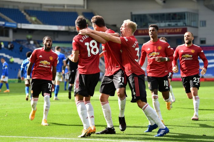 Manchester United, Brighton'u temdit penaltısıyla yendi
