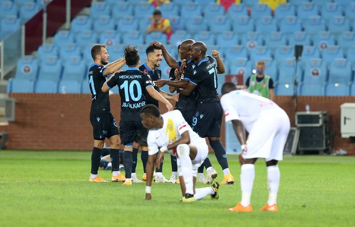 Trabzonspor, Yeni Malatyaspor'u mağlup etti