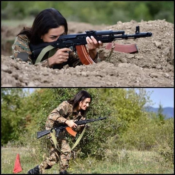 Ermenistan Başbakanı’nın eşi yaralı askerleri ziyaret etti