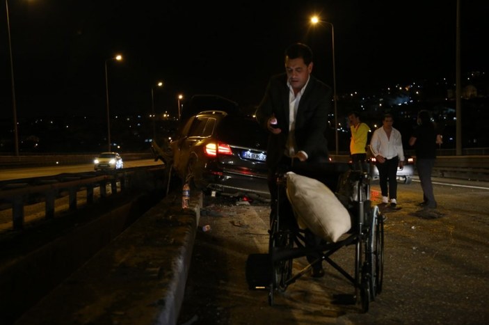 Rizespor eski yöneticisi Aykut Ferah, kaza geçirdi