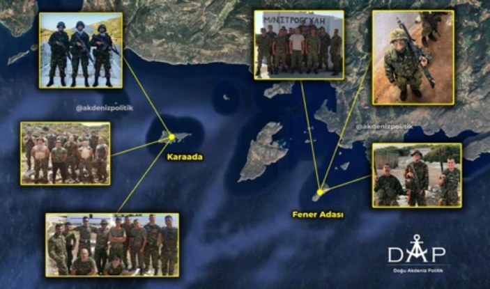 Yunanistan Genelkurmay Başkanı, Türkiye'den görünen adalara çıktı