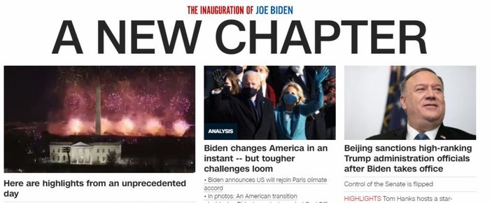 ABD basınında Joe Biden manşetleri