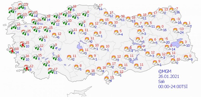 Türkiye'nin 5 günlük hava raporu: Kar geri geliyor