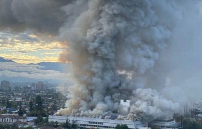 Şili’de hastanede yangın