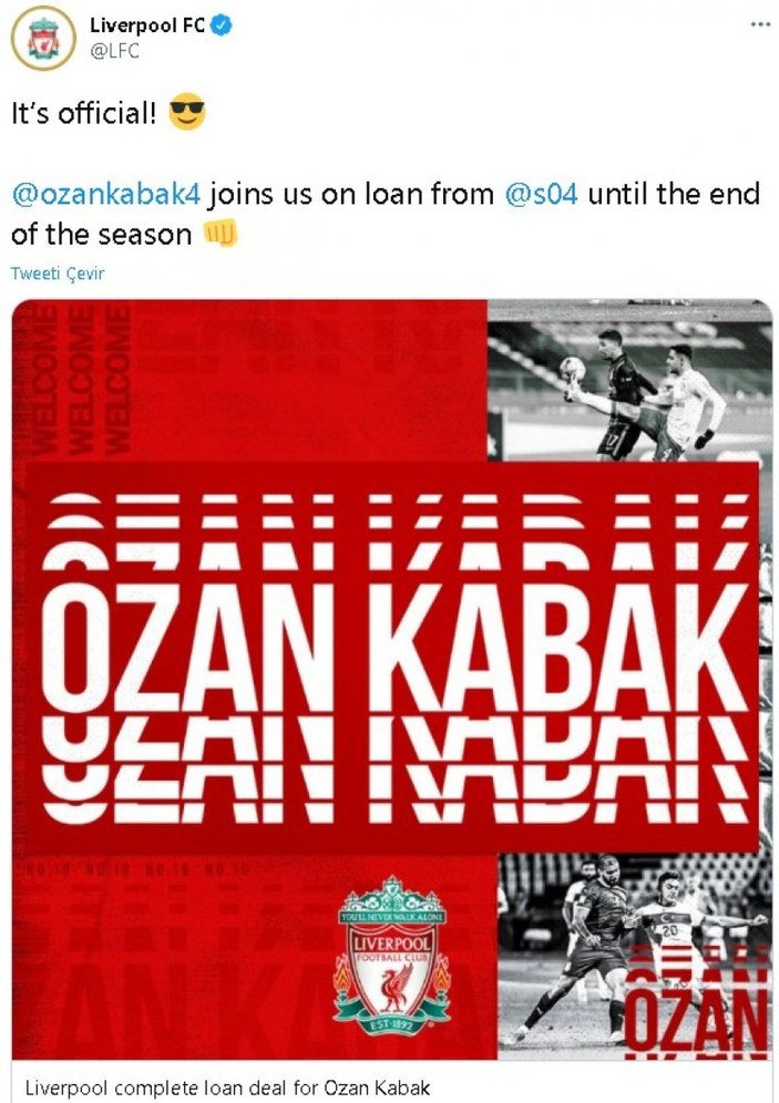 Ozan Kabak Liverpool'a transfer oldu
