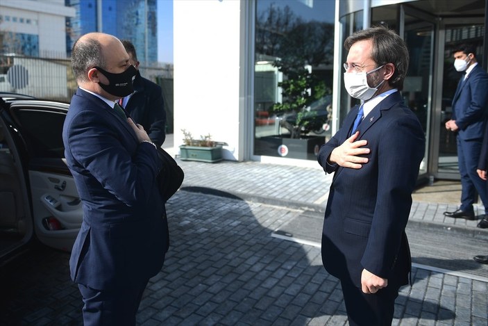 Fahrettin Altun, Azerbaycan Kültür Bakanı Anar Kerimov ile görüştü