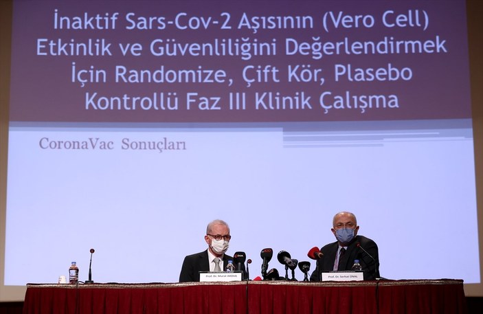 CoronaVac aşısının Faz-3 Türkiye sonuçları açıklandı