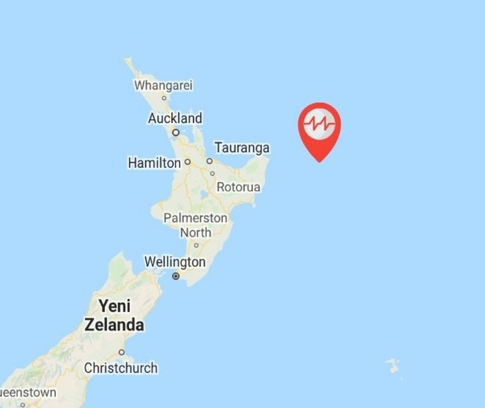 Yeni Zelanda açıklarında 6.9 büyüklüğünde deprem