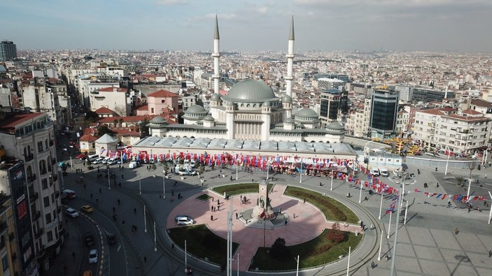 Taksim Camii'nde sona gelindi