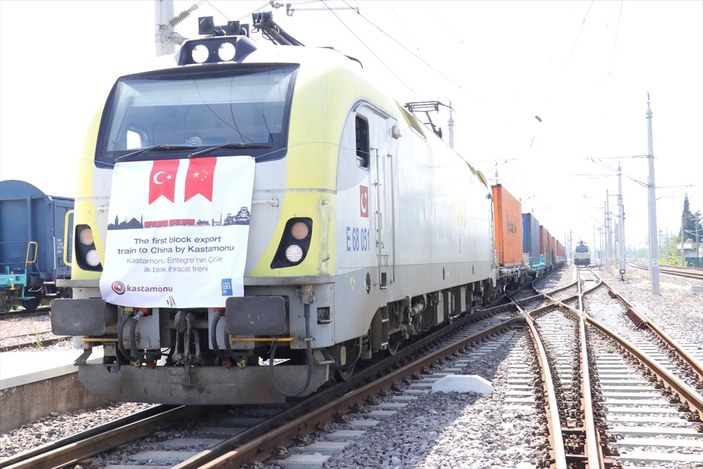 İhracat trenleri Çin'e doğru yola çıktı