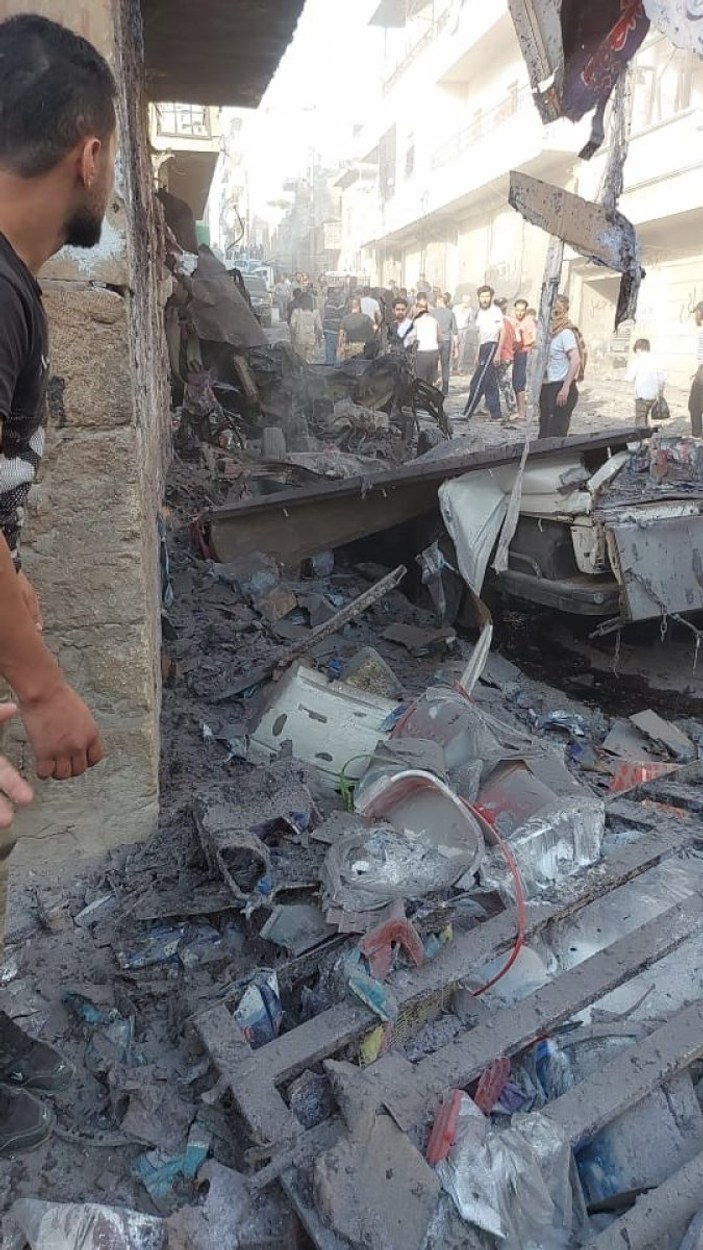 Afrin'de bombalı saldırı meydana geldi