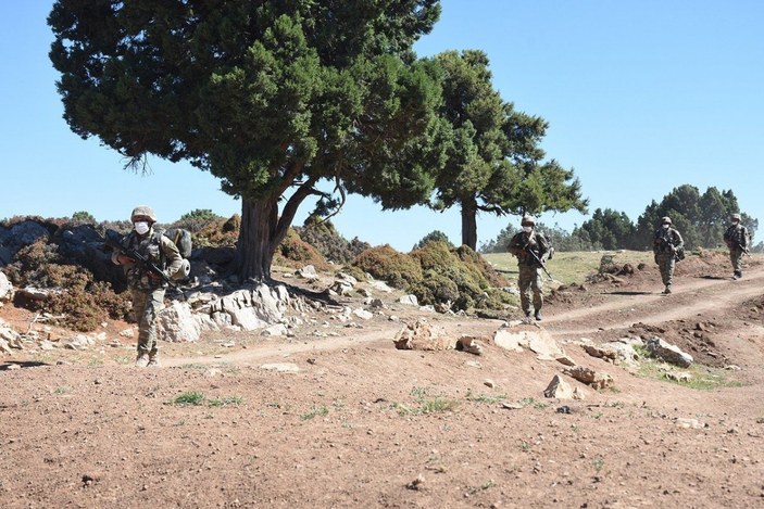 Azerbaycan askerleri, Isparta'da tatbikat yaptı
