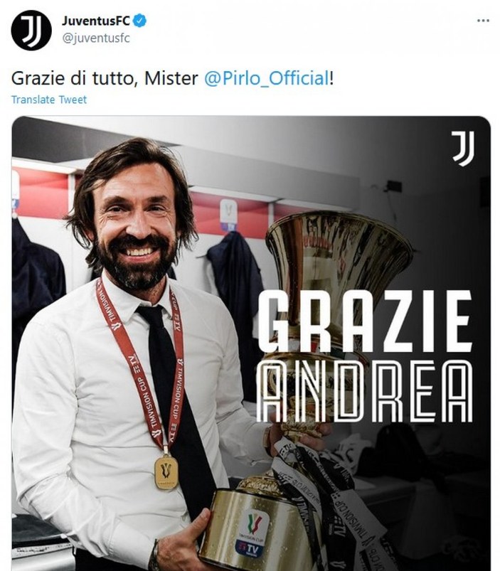 Juventus, Pirlo ile yollarını ayırdı