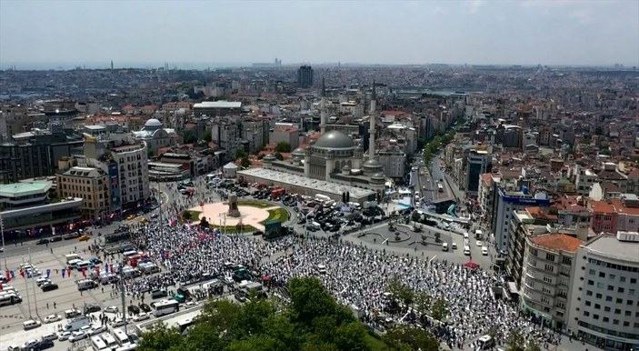Cumhurbaşkanı Erdoğan'dan Taksim Camii açılışında Gezi Parkı açıklaması