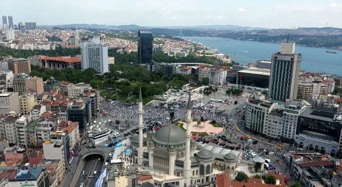 Cumhurbaşkanı Erdoğan'dan Taksim Camii açılışında Gezi Parkı açıklaması