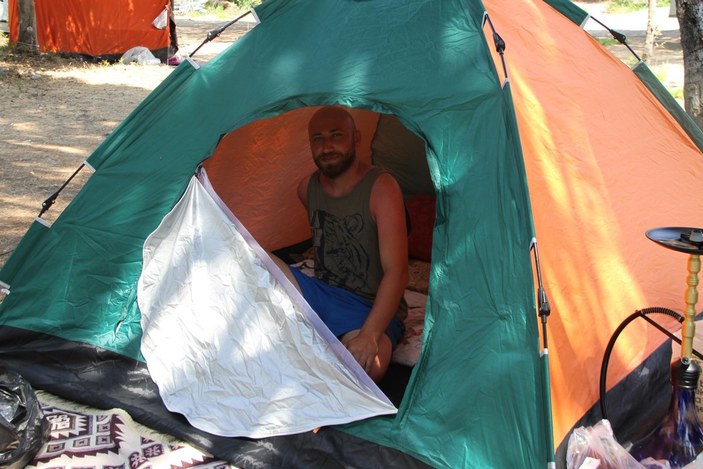 Doğayla iç içe tatil yapmak isteyenler kamp alanlarını doldurdu