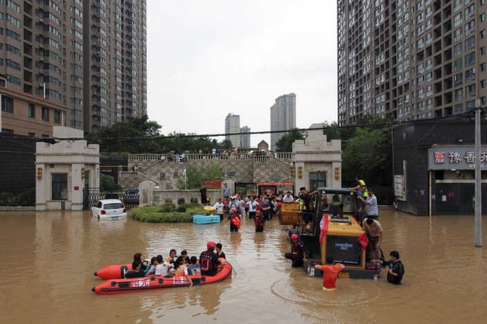 Çin'deki sel felaketinde ölü sayısı artıyor