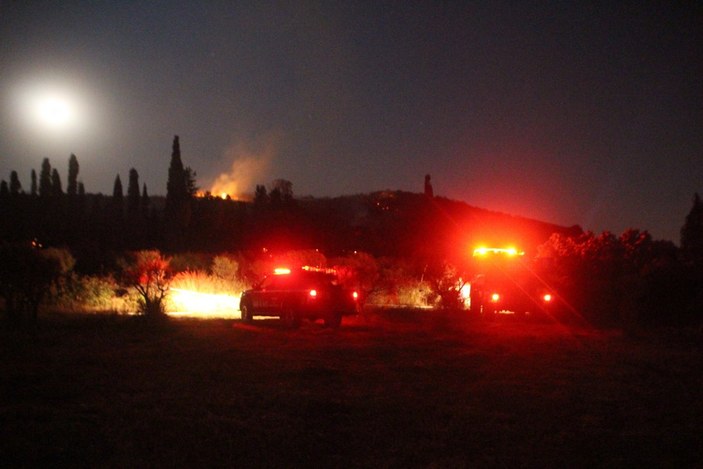 Muğla'da 10 hektarlık alanda yangın çıktı