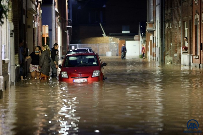 Belçika'da 10 gün sonra yeniden sel felaketi