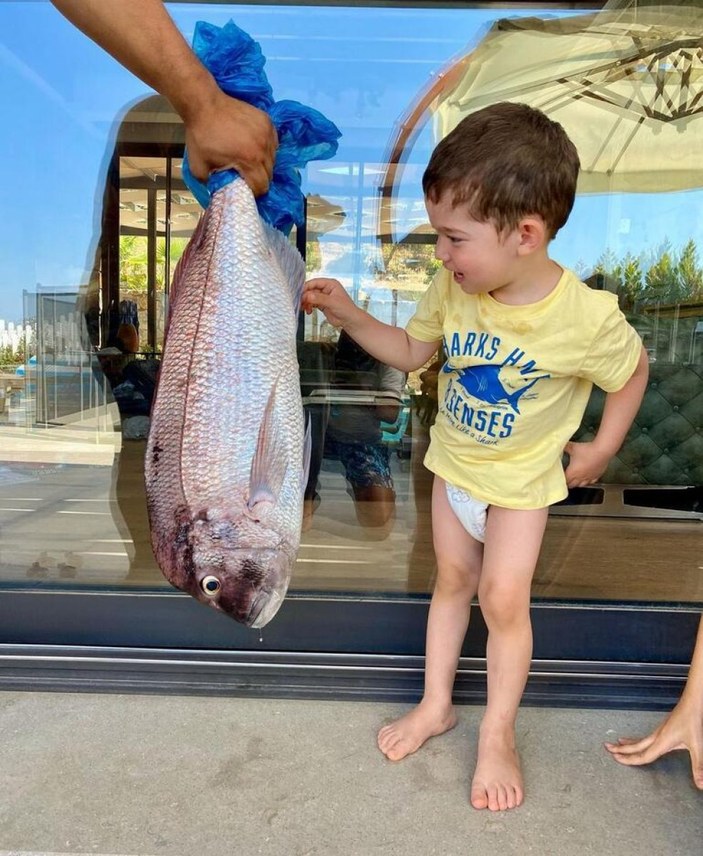 Özçivit Ailesi'nin balık heyecanı