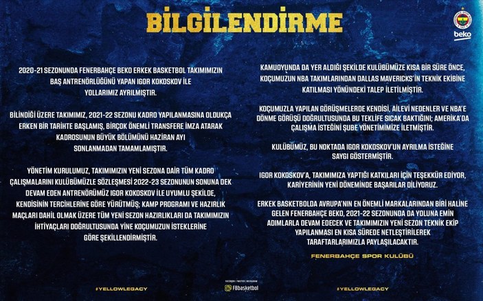 Fenerbahçe Beko'da Igor Kokoskov devri bitti! Igor Kokoskov kimdir? Igor Kokoskov'un biyografisi..