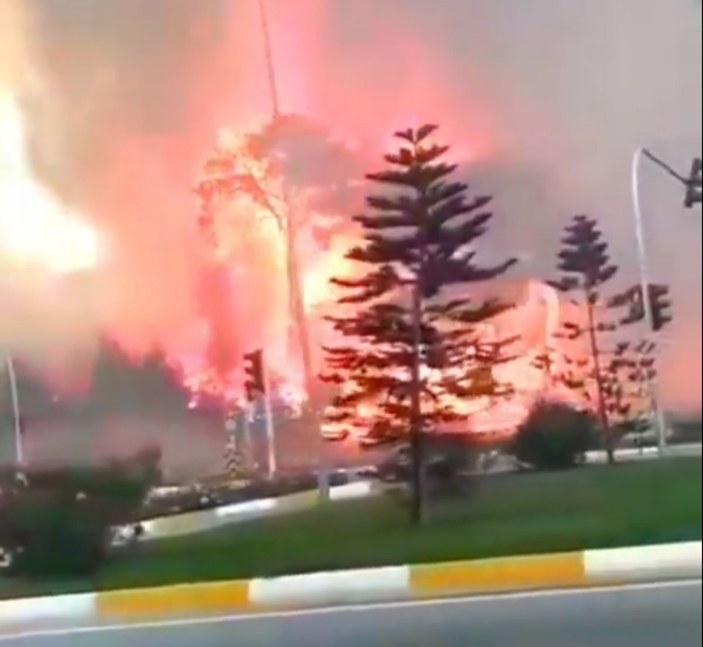 Manavgat'taki orman yangını, evlere sıçradı
