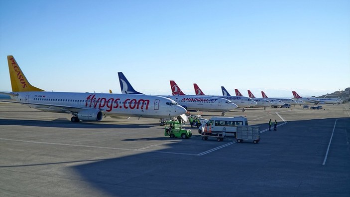 Trabzon havalimanı sefer sayısında rekor kırdı