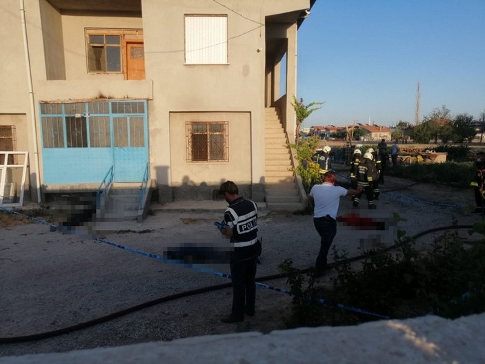 Konya'da bir eve silahlı saldırı düzenlendi