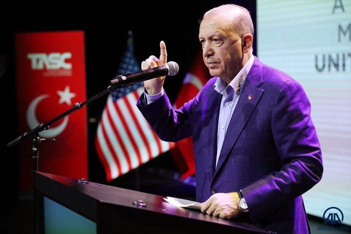 Cumhurbaşkanı Erdoğan'dan ABD'de açıklamalar