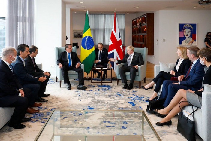 Jair Bolsonaro: Boris Johnson, acil gıda anlaşması istedi