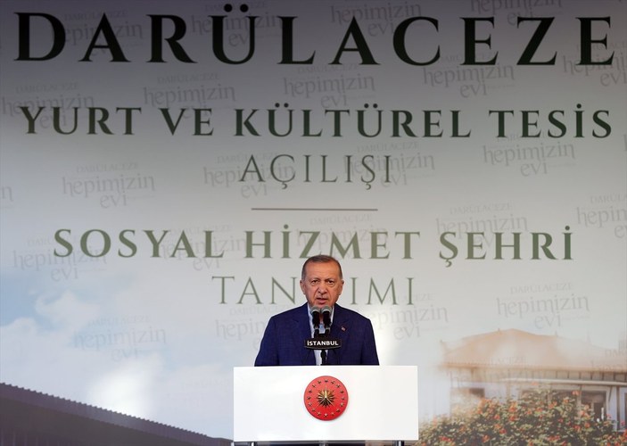 Cumhurbaşkanı Erdoğan, Darülaceze Tesisleri Açılış Töreni'nde konuştu