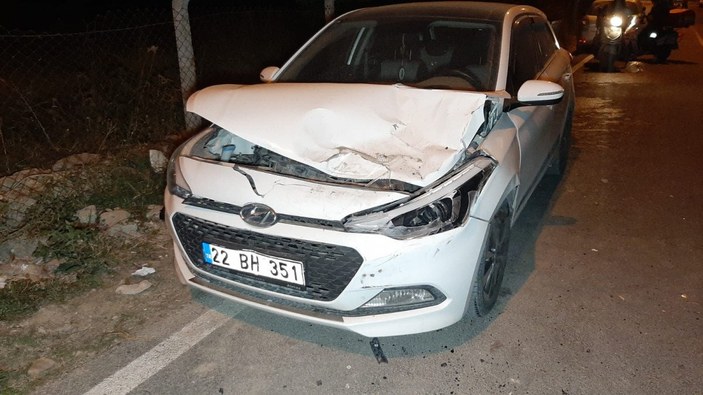Edirne'de feci kaza: 4 yaralı