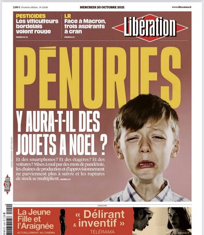 Fransa'da kıtlık korkusu manşetlere taşındı