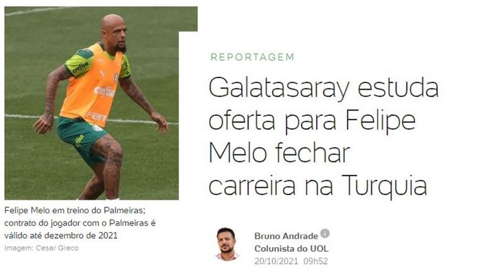 Brezilya basını: Galatasaray, Melo'ya teklif yaptı