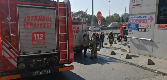 İstanbul'da hastanede yangın paniği
