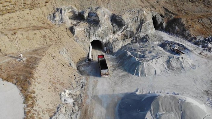 Kırıkkale'de yeraltından çıkarılan tuzla hedef '2023'de 1 milyon ton tuz'