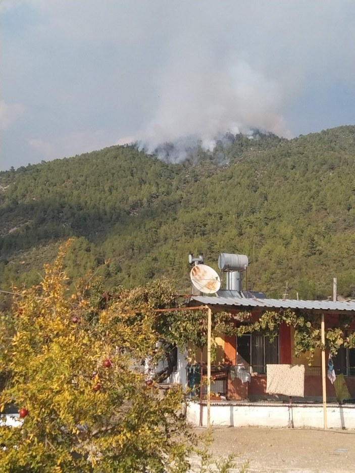 Antalya'daki yangın müdahaleler sonucu kontrol altına alındı