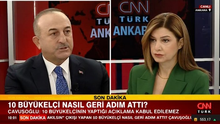 Mevlüt Çavuşoğlu: Büyükelçileri sınır dışı etme çalışmalarına başlamıştık