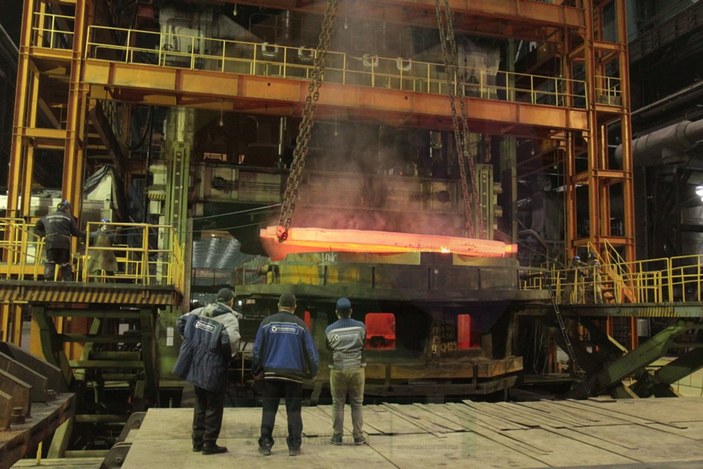 Çelik üretimi arttı