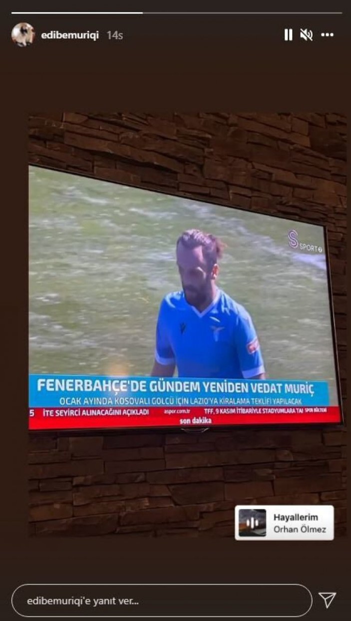 Edibe Muriç'ten Fenerbahçelileri heyecanlandıran paylaşım