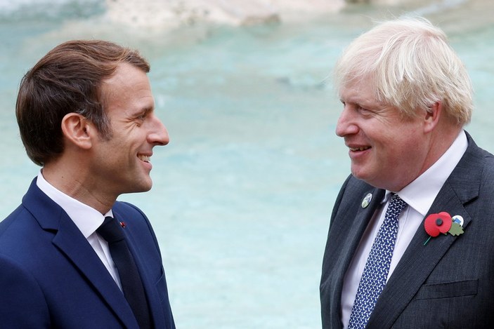 Boris Johnson ile Emmanuel Macron, balıkçılık krizini görüştü