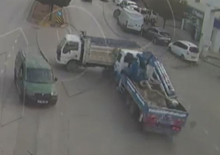 Gaziantep'te 1 haftada yaşanan 15 trafik kazası kamerada