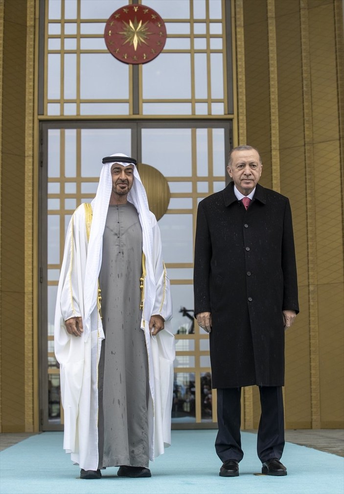 Abu Dabi Veliaht Prensi Şeyh Muhammed bin Zayed Ankara'da